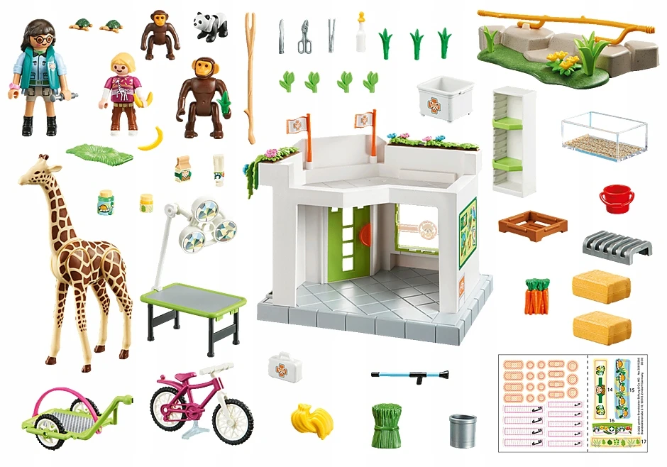 70900 PLAYMOBIL, Zoologijos sodo veterinarijos praktika