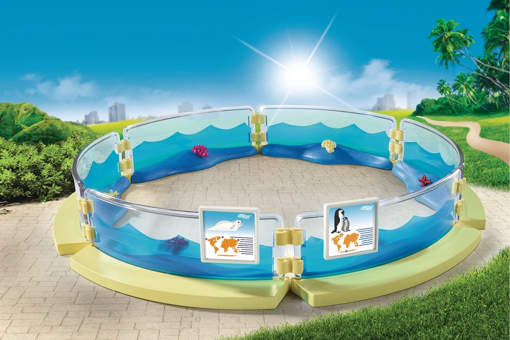 PLAYMOBIL Family Fun, Jūros muziejaus korpusas (nusidėvėjusi dėžutė)