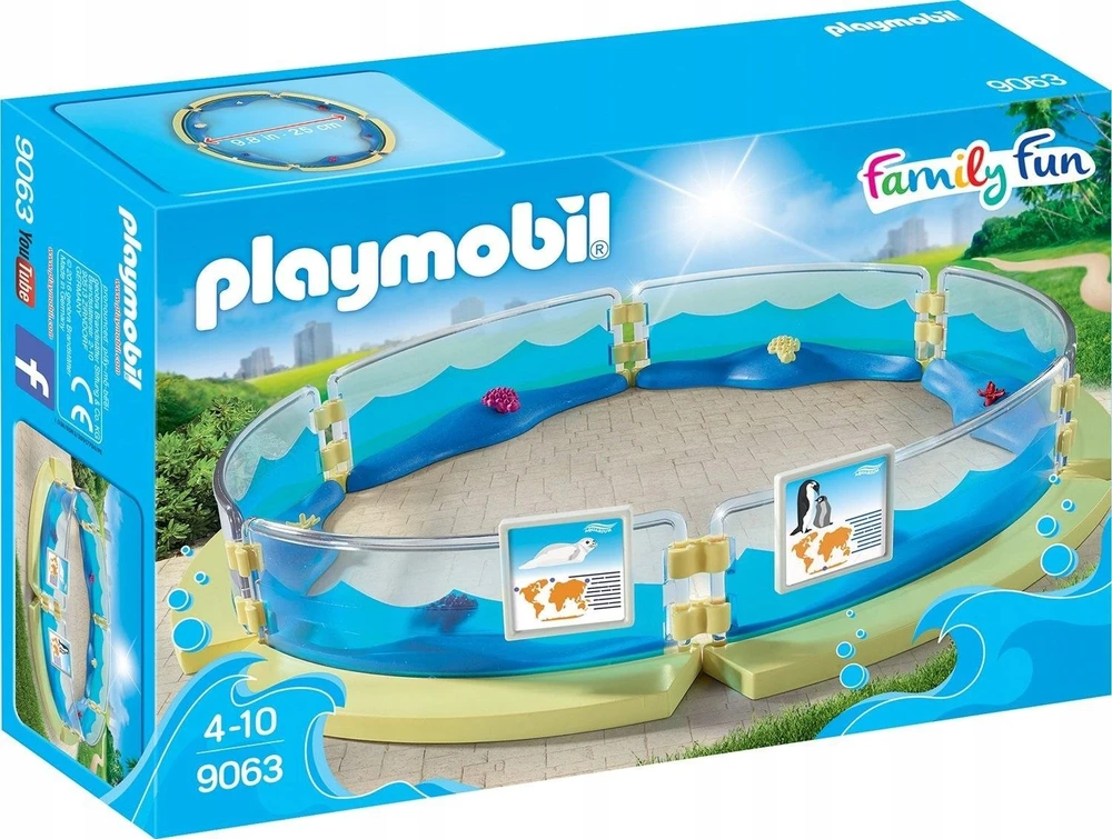 PLAYMOBIL Family Fun, Jūros muziejaus korpusas (nusidėvėjusi dėžutė)
