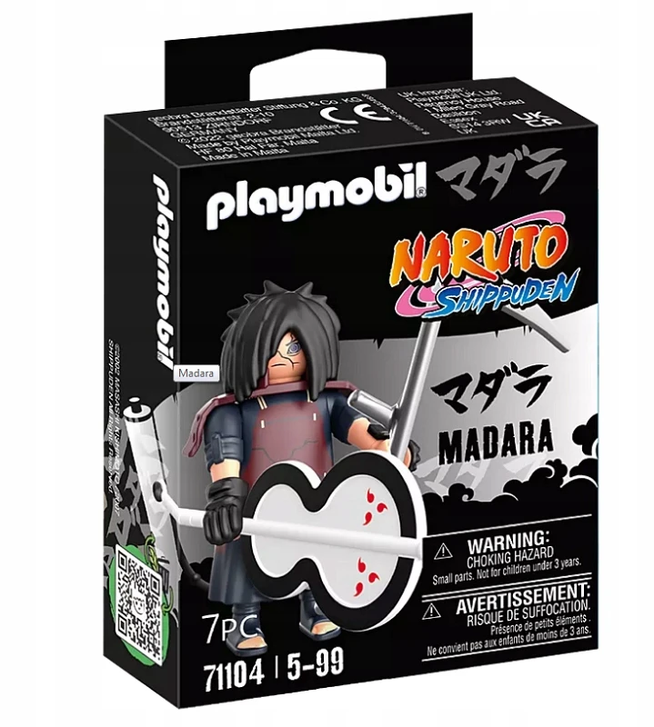 PLAYMOBIL FIGŪRA MADARA 71104 NARUTO 7 ELEMENTS