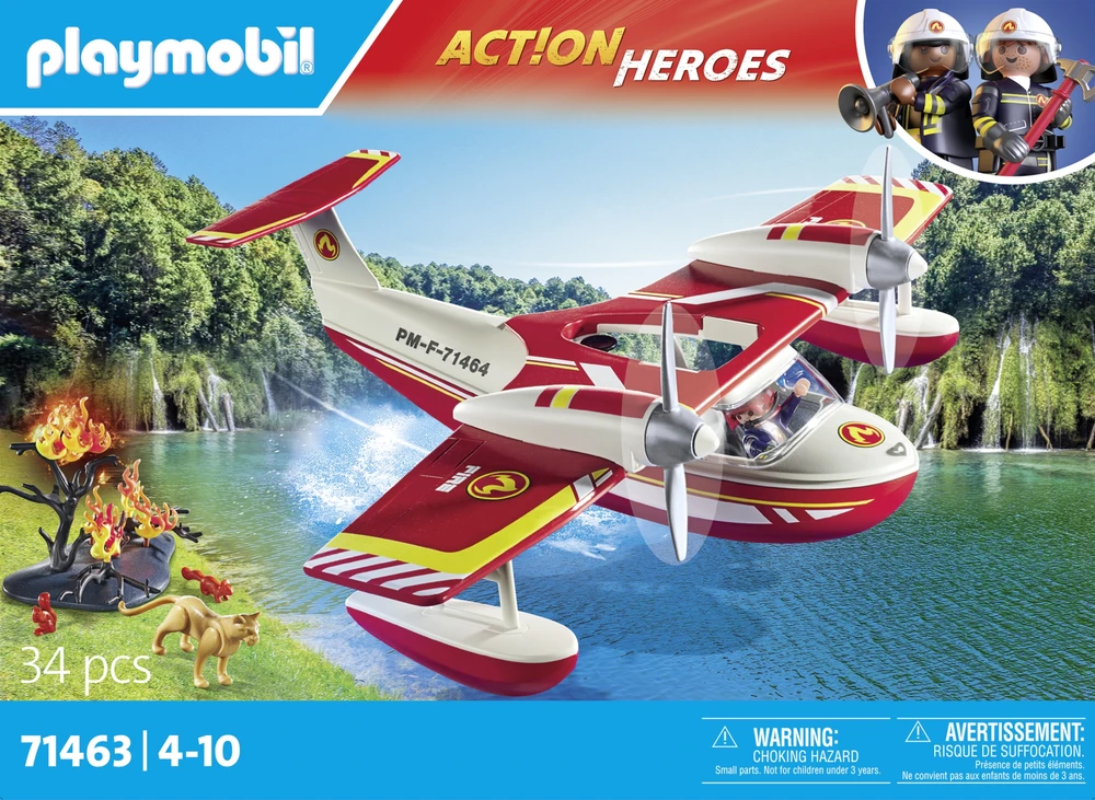 PLAYMOBIL ACTION HEROES Ugniagesių lėktuvas 71463