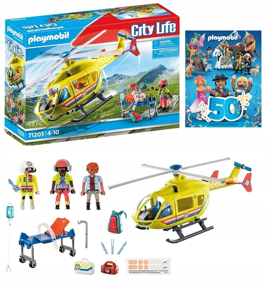 Playmobil City Life 71203 Gelbėjimo sraigtasparnis