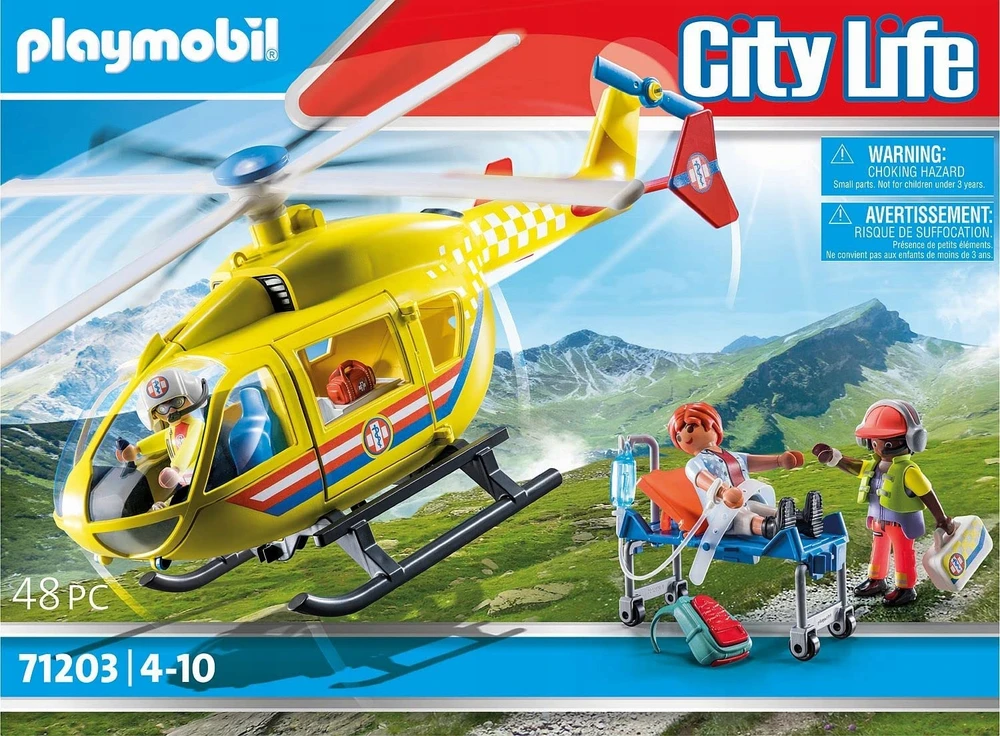 Playmobil City Life 71203 Gelbėjimo sraigtasparnis