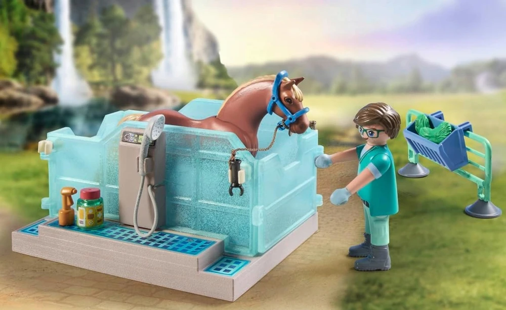 PLAYMOBIL WORLD OF HORSES Jojimo terapija ir veterinaro apžiūra 71352