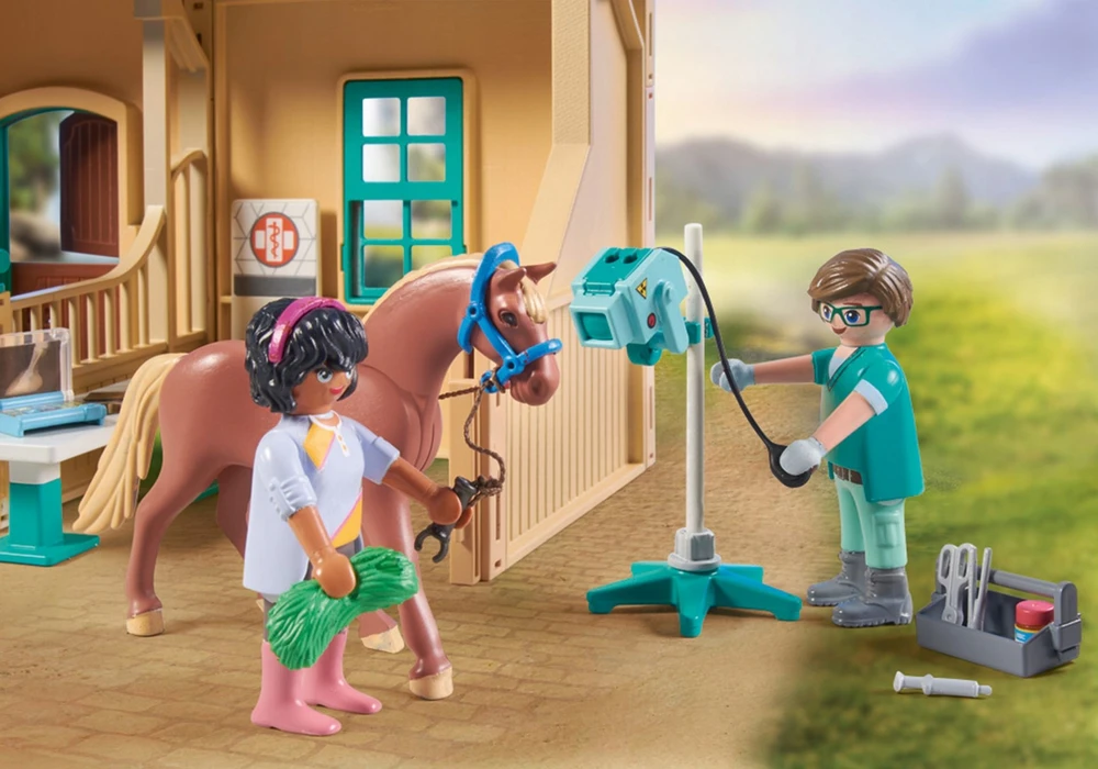 PLAYMOBIL WORLD OF HORSES Jojimo terapija ir veterinaro apžiūra 71352