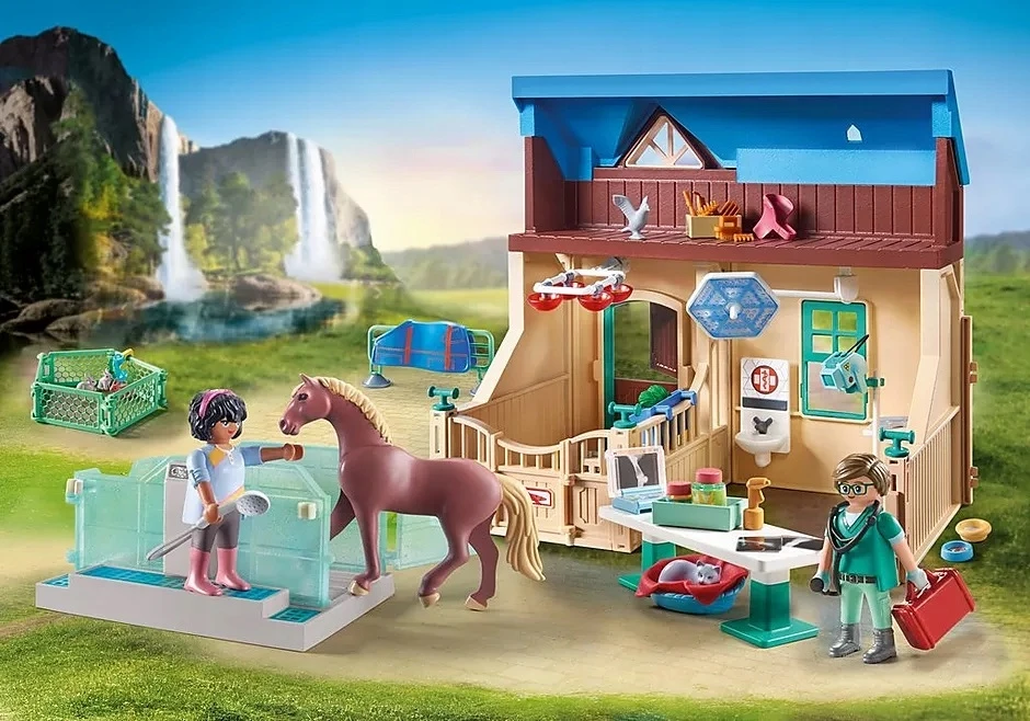 PLAYMOBIL WORLD OF HORSES Jojimo terapija ir veterinaro apžiūra 71352