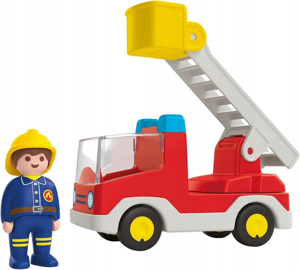 Playmobil Junior 71683: Gaisrinė su kopėčiomis