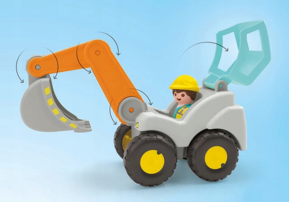 PLAYMOBIL - JUNIOR: Ekskavatorius-kastuvas (71684)