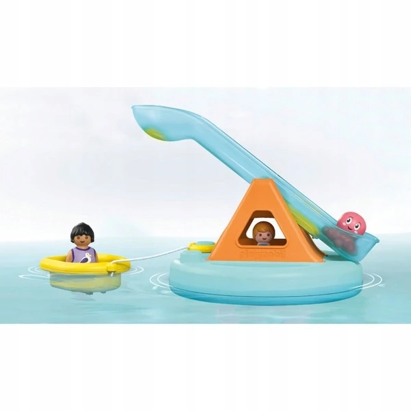 PLAYMOBIL Junior 71687 Sala su vandens čiuožykla, Žaislas maudynėms, Nuo 12 mėnesių