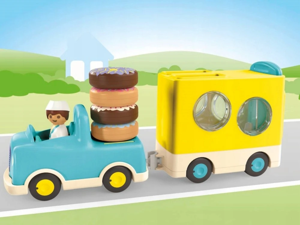 PLAYMOBIL Junior 71702 Donatų sunkvežimis Junior, Nuo 12 mėnesių