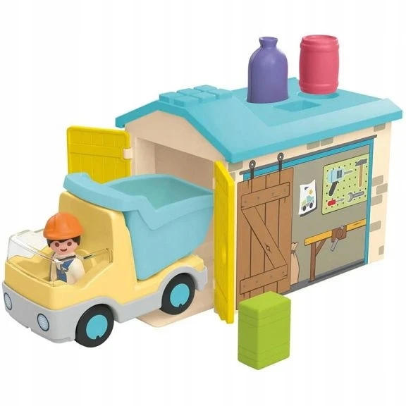 Playmobil - Junior Truck su garažu su rūšiavimo funkcija 71686