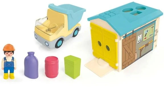 Playmobil - Junior Truck su garažu su rūšiavimo funkcija 71686