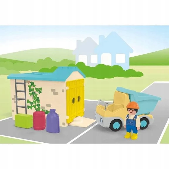 Playmobil - Junior Truck su garažu su rūšiavimo funkcija 71686