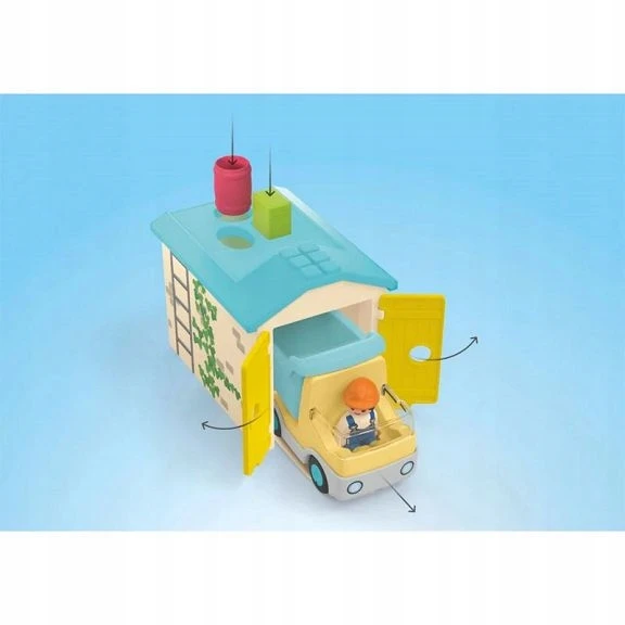 Playmobil - Junior Truck su garažu su rūšiavimo funkcija 71686