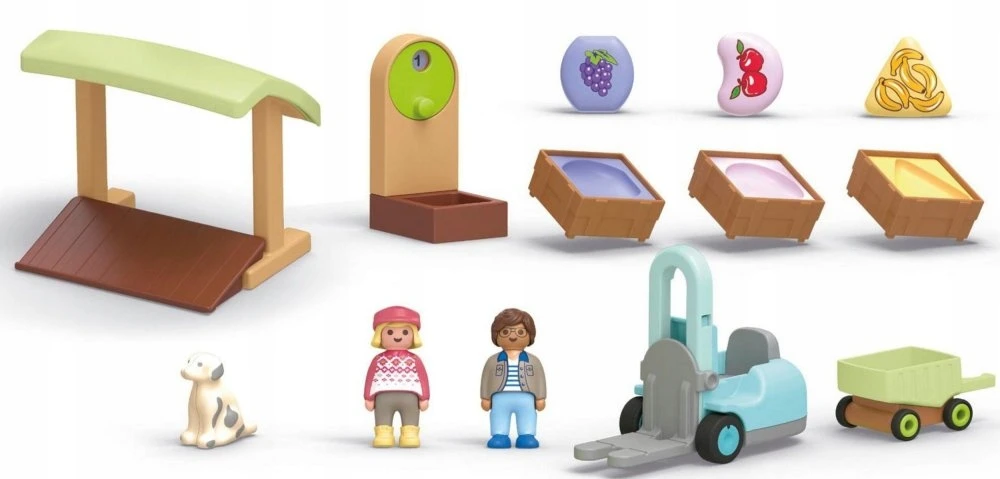 Playmobil Junior Turgelis su šakiniu krautuvu 71691