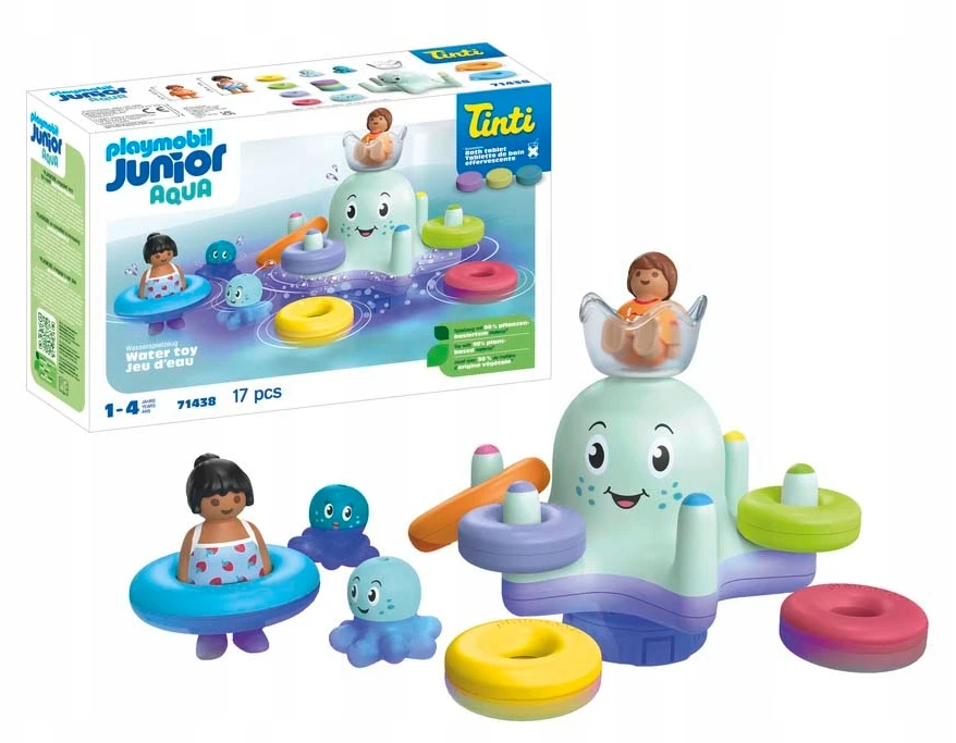 PLAYMOBIL - Junior ir Tinti: Spalvingasis Krakenas (71438)