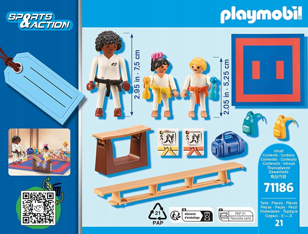 Playmobil Sport & Action 71186 Treniruojantis karatė