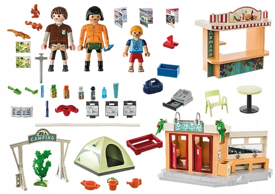 Konstruktorius Playmobil Campsite 71424, plastikas
