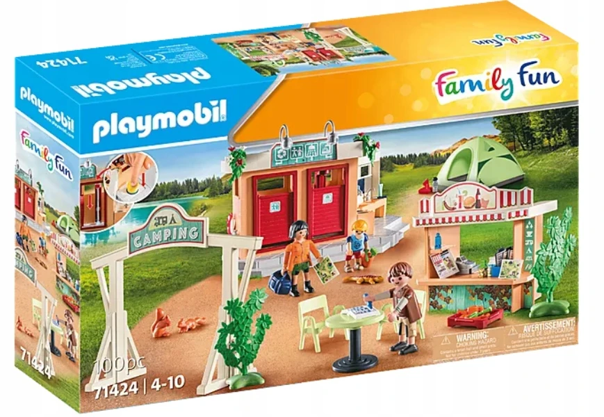 Konstruktorius Playmobil Campsite 71424, plastikas
