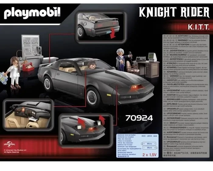 70924 PLAYMOBIL® Kitt, Riteris ir Fantastiškasis automobilis