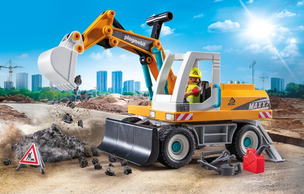 Playmobil Action Heroes 71749 didelis ekskavatorius