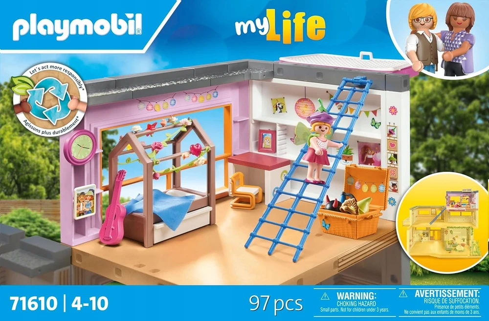 Playmobil Gyvenamasis namas 71610 Vaikų kambarys