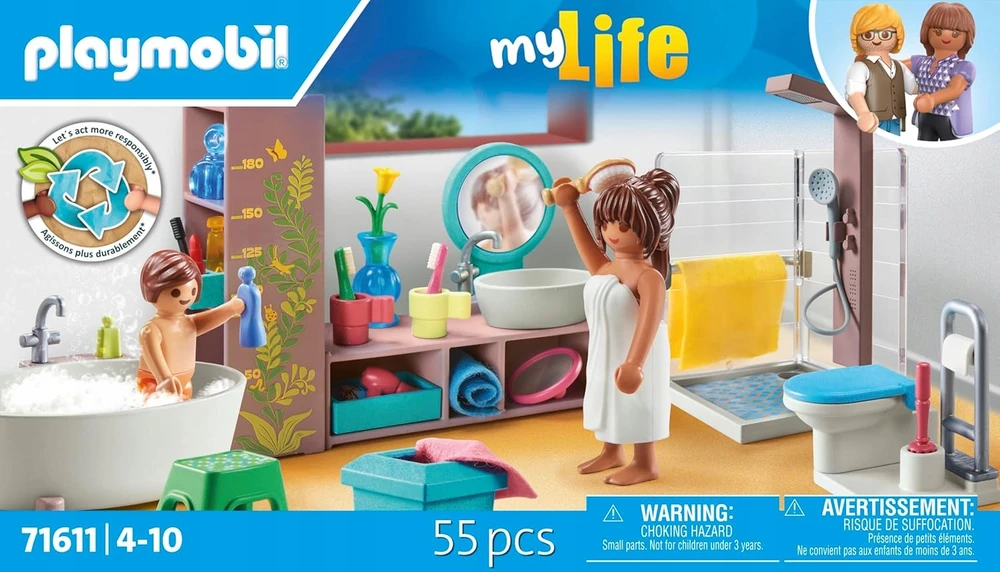 PLAYMOBIL - Vonios kambarys (71611)