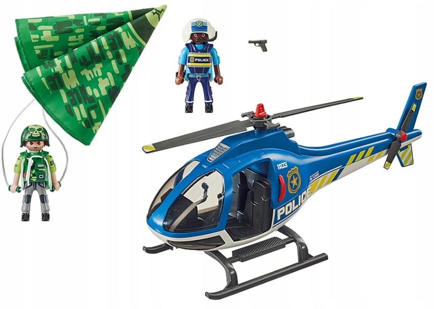 70569 PLAYMOBIL® City Action, Policijos misija: paieška su parašiutu