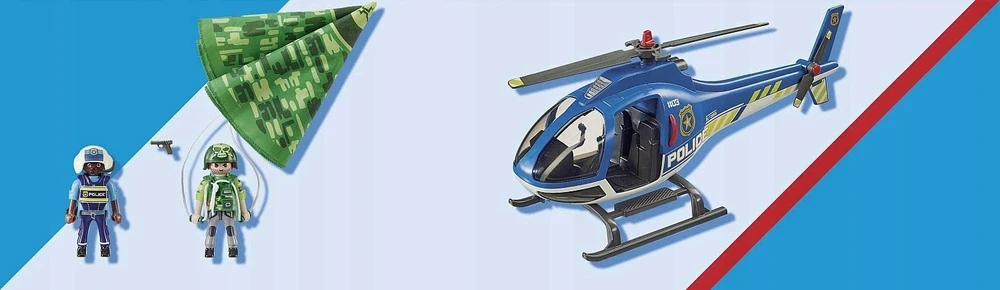 70569 PLAYMOBIL® City Action, Policijos misija: paieška su parašiutu