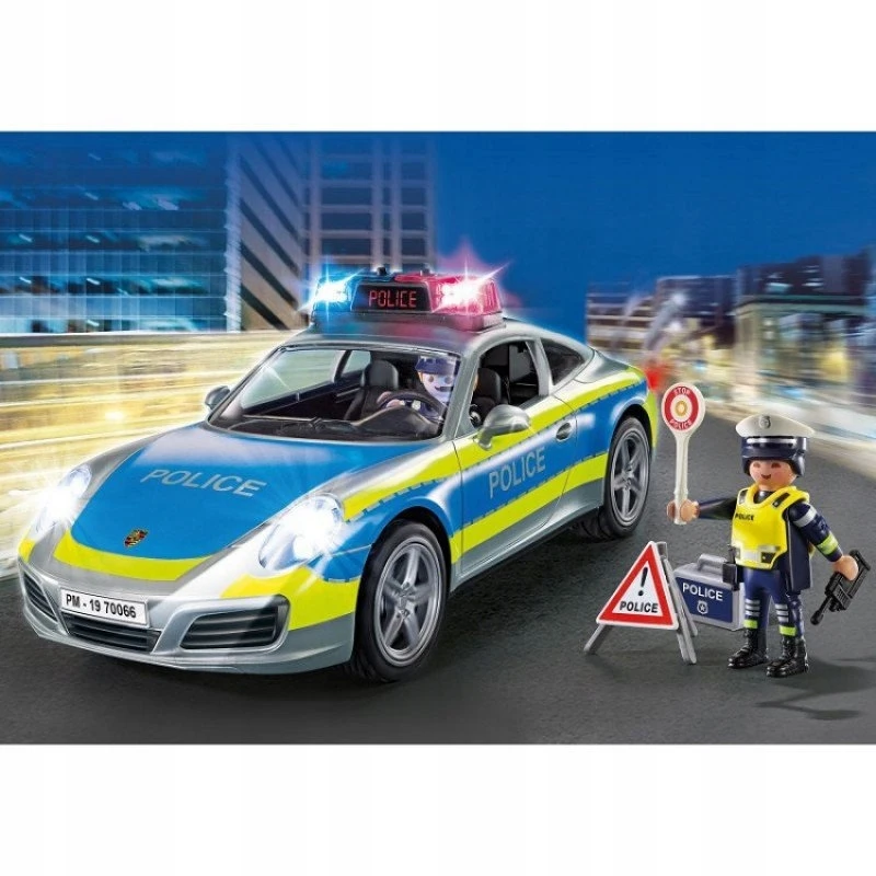 Playmobil Porsche 911 Carrera 4S policijos policijos automobilis 70067