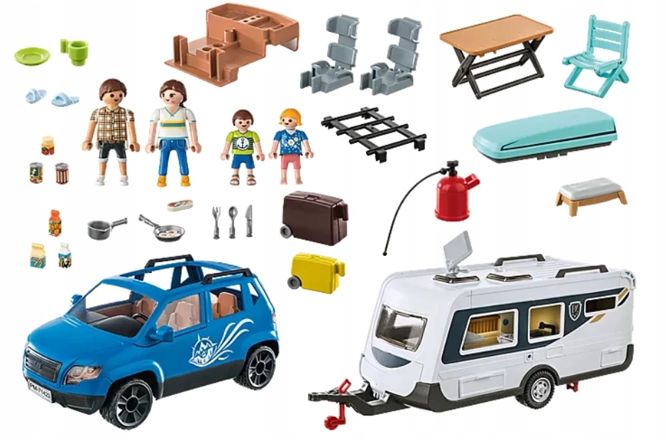 Playmobil Family & Fun 71423 Karavanas ir karavanas