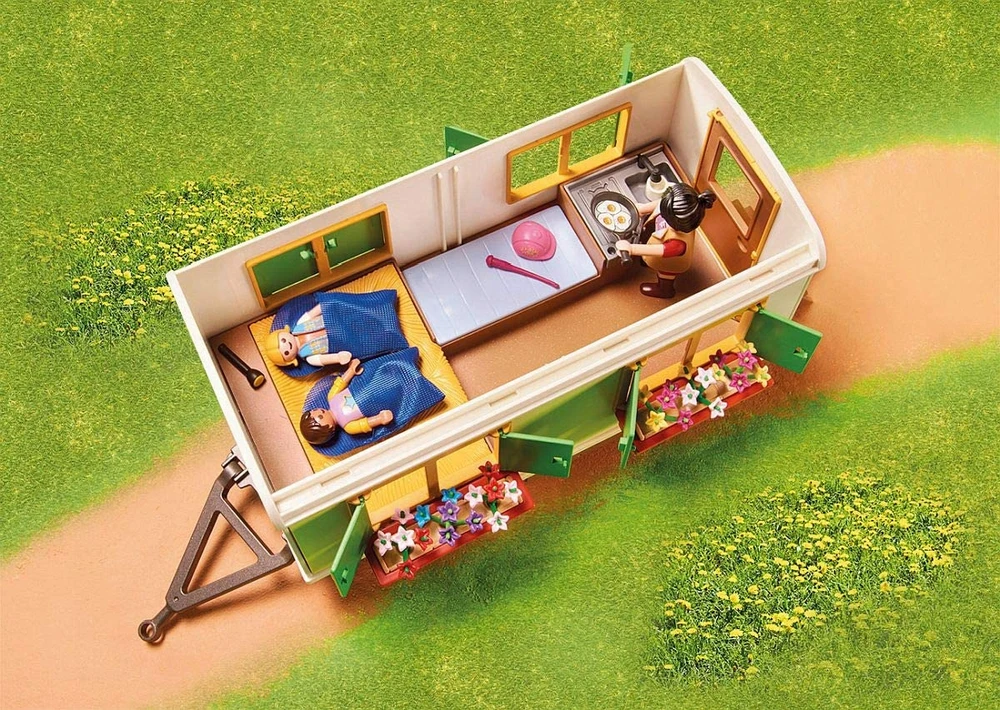 Playmobil Šalies ponys prieglauda su priekaba