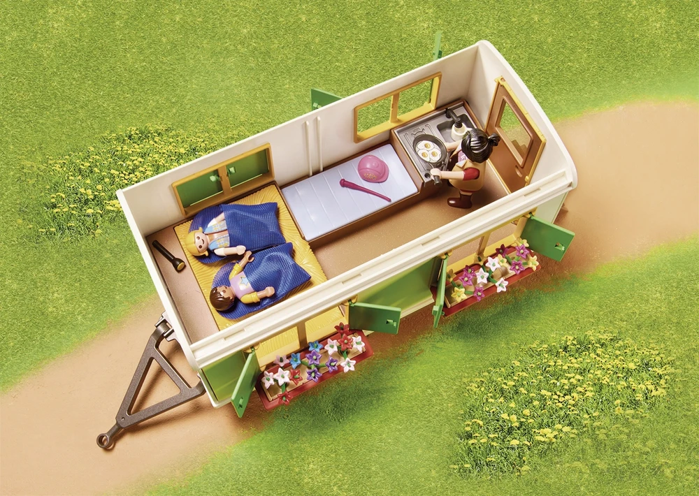 Playmobil Šalies ponys prieglauda su priekaba