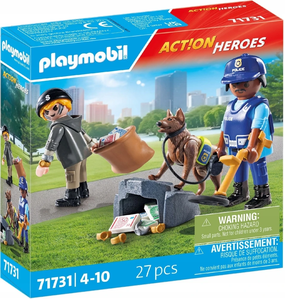 „Playmobil Action Heroes“ 71731 Šuns paieškos seklys
