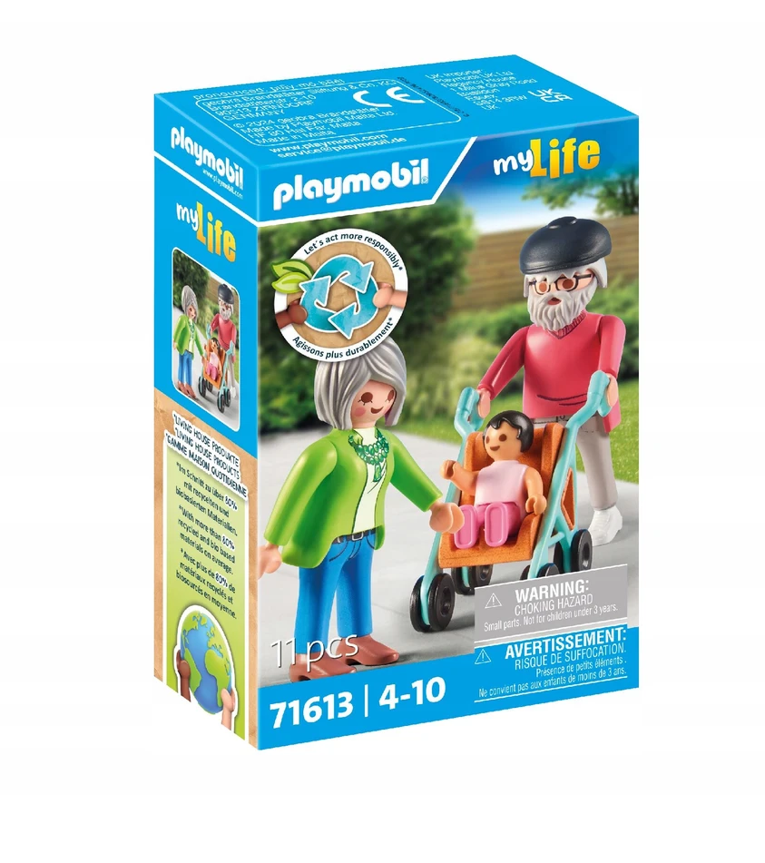PLAYMOBIL - Seneliai su kūdikiu (71613)