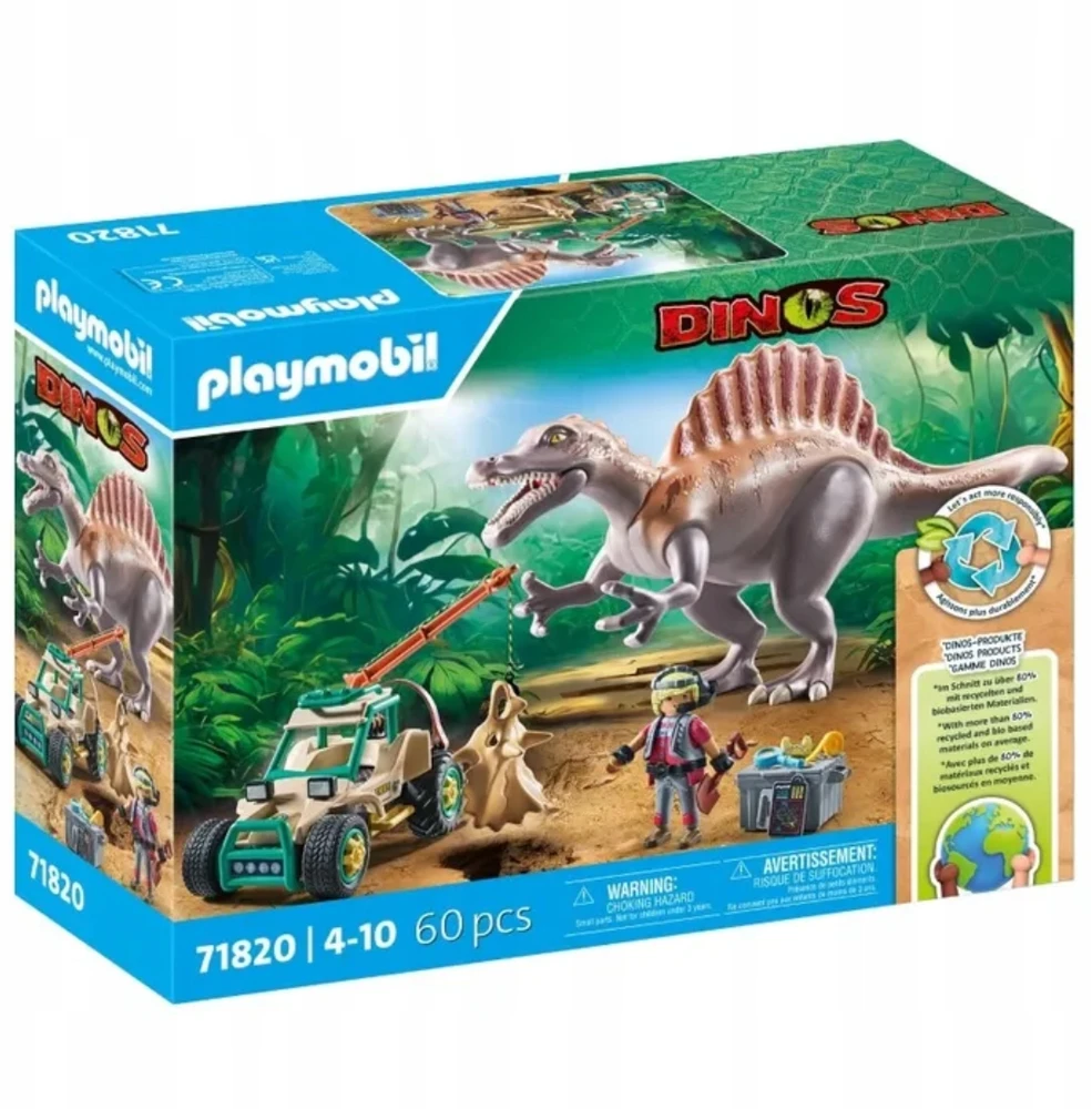 Playmobil Dinos 71820 Spinozaurus ataka