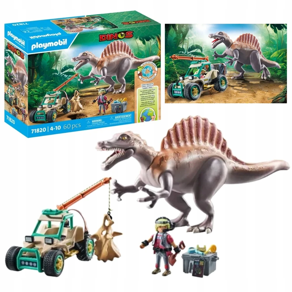 Playmobil Dinos 71820 Spinozaurus ataka