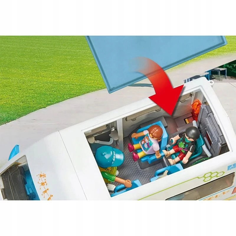 Konstruktorius Playmobil School Bus 71329, plastikas