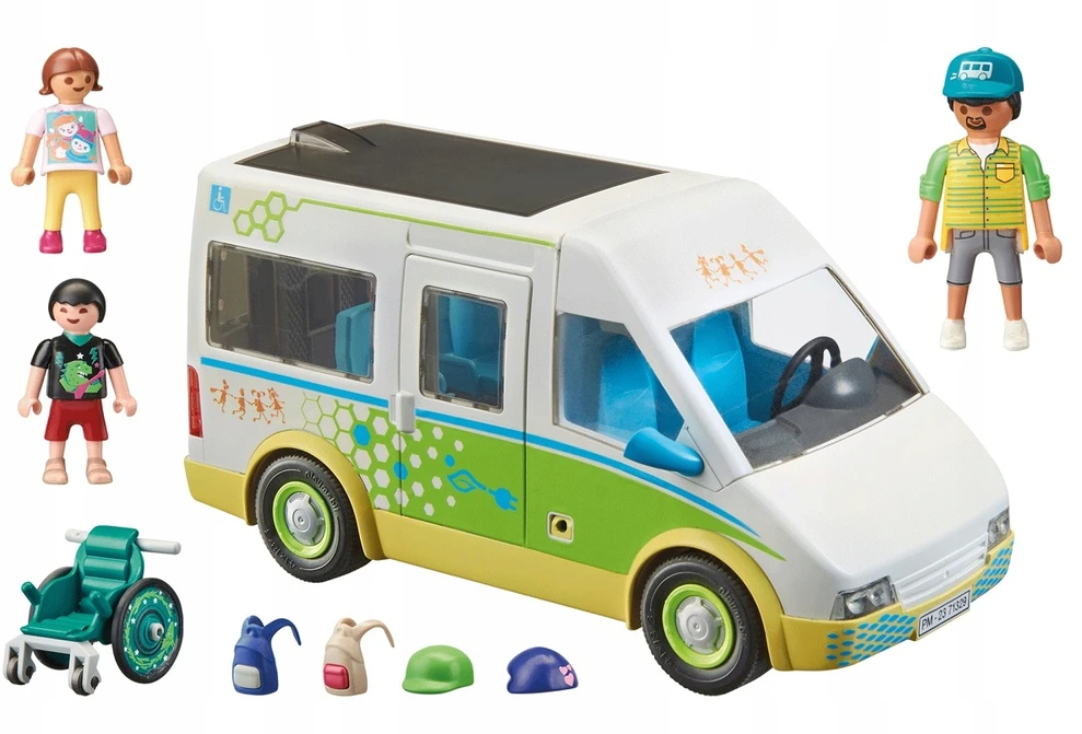 Konstruktorius Playmobil School Bus 71329, plastikas