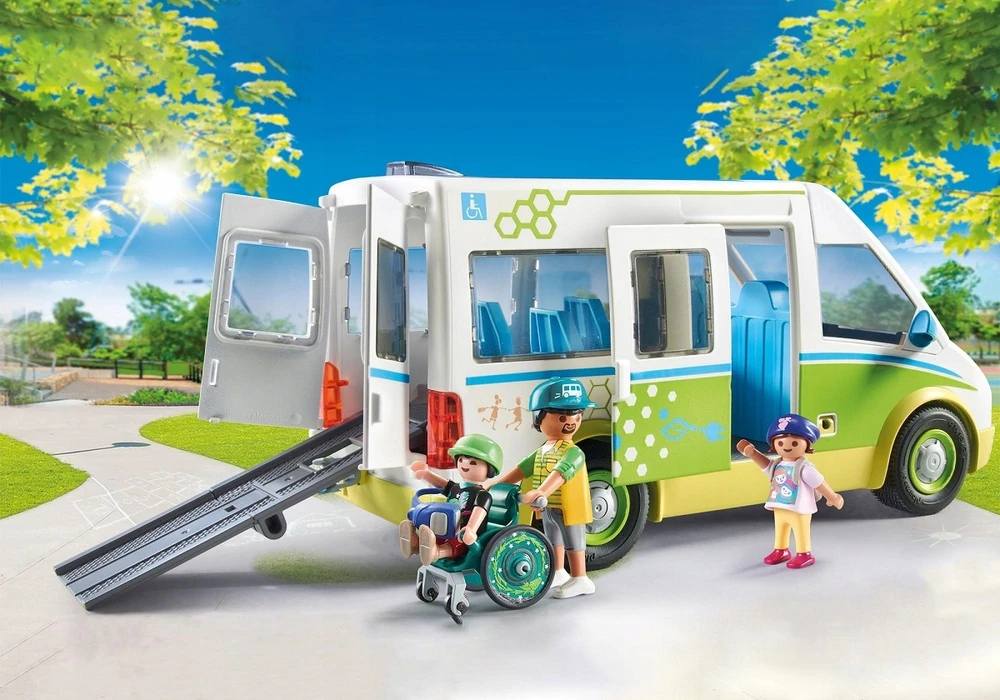 Konstruktorius Playmobil School Bus 71329, plastikas