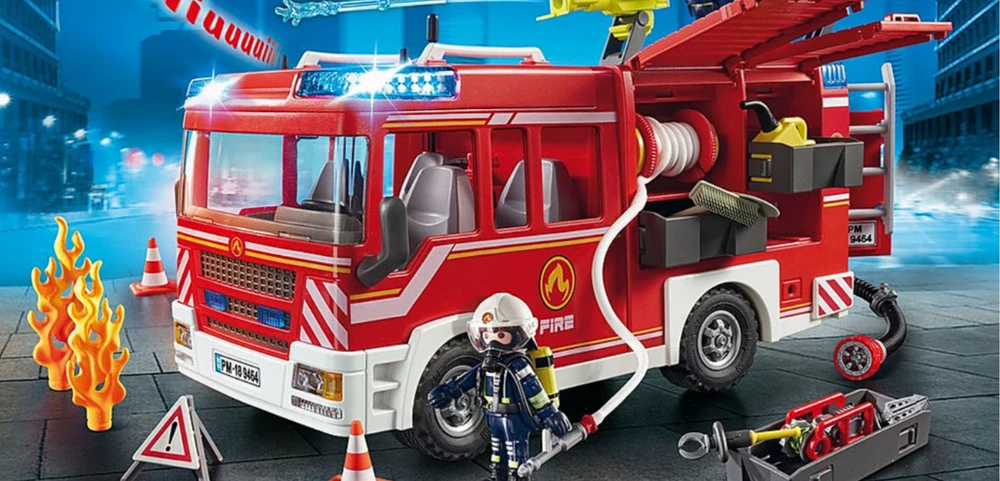 Playmobil City Action 9464 Važiuoklė ugniagesių gelbėtojas