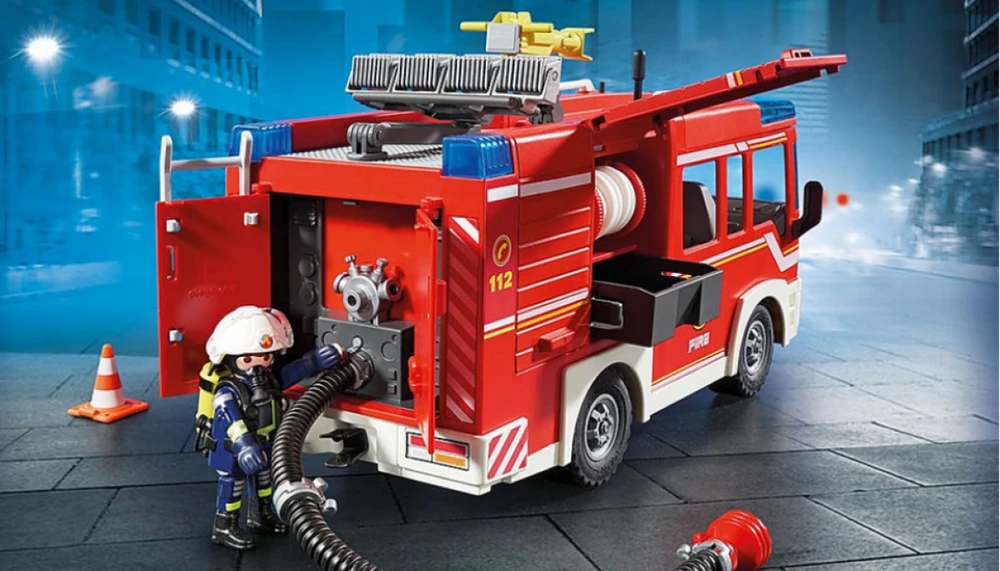 Playmobil City Action 9464 Važiuoklė ugniagesių gelbėtojas