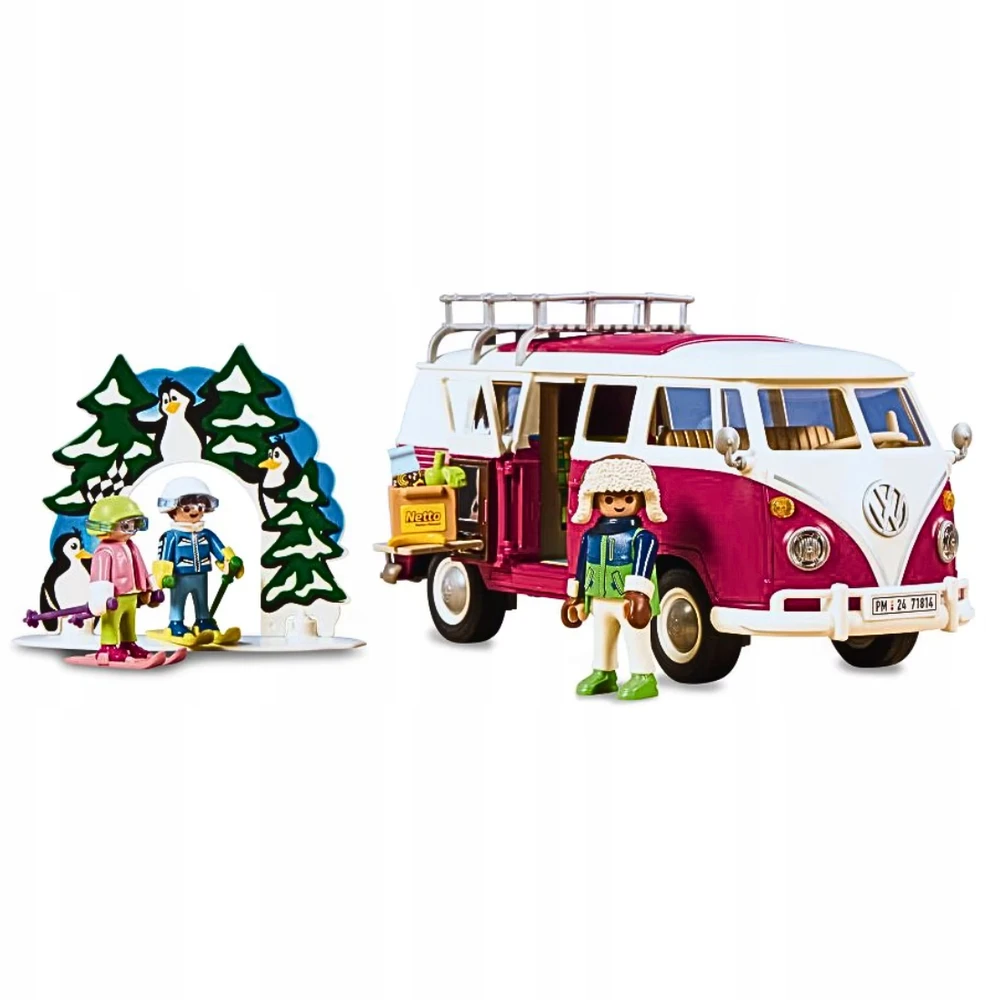 PLAYMOBIL Volkswagen T1Camping Bus - Winteredition 71814 blokai