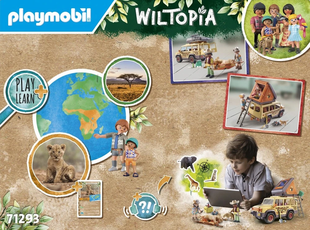 Playmobil Wiltopia 71293 Wiltopia - Z samochodem terenowym wśród lwów