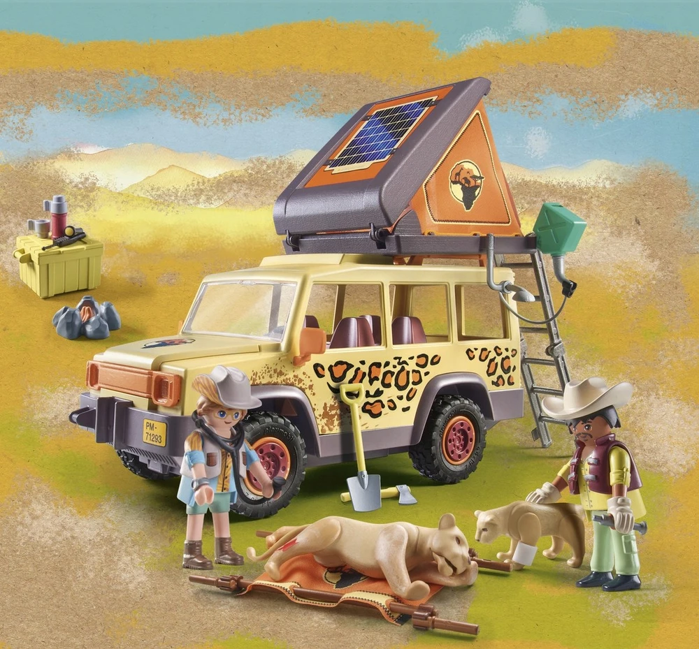 Playmobil Wiltopia 71293 Wiltopia - Z samochodem terenowym wśród lwów