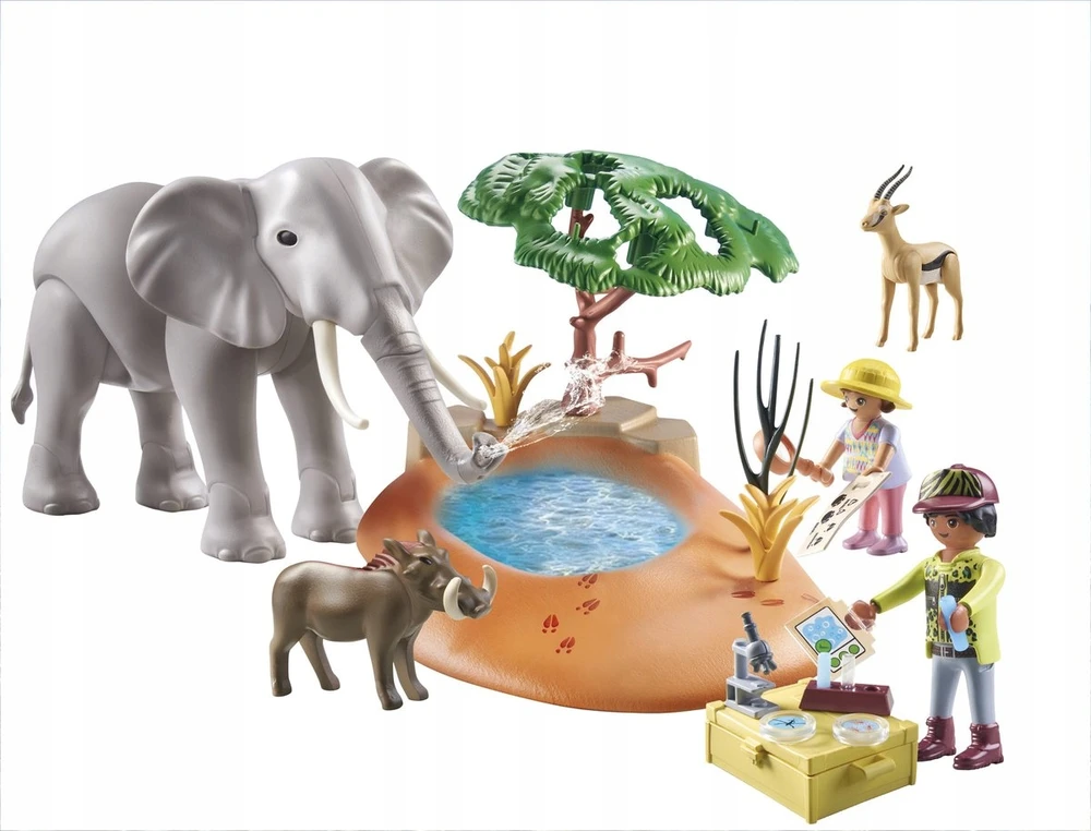 71294 PLAYMOBIL® Wiltopia, Dramblys prie vandens duobės