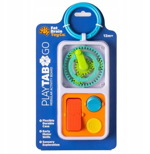 Dėlionė Fat Brain Toys PlayTab Go – kelioninis sensorinis žaislas