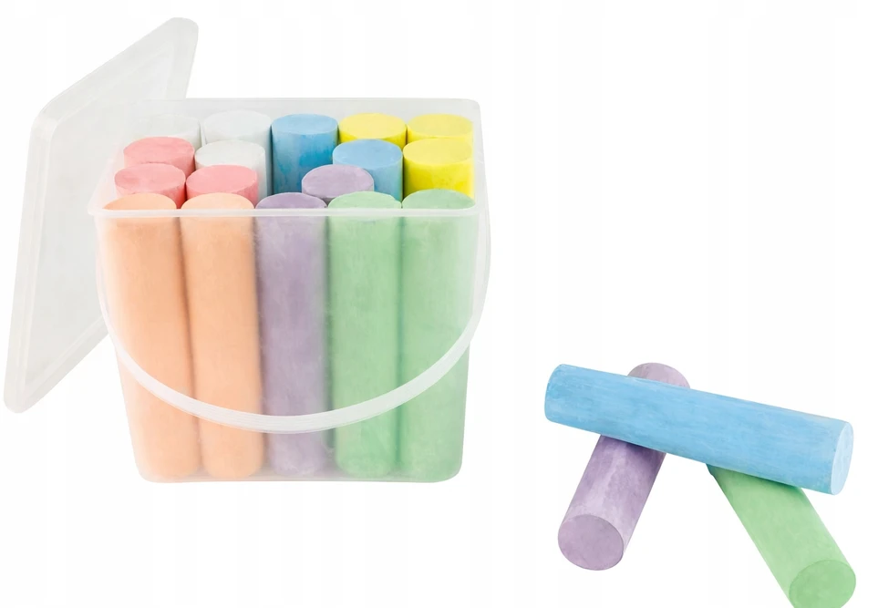 Playtive 20x XXL storio KELIŲ KREITA SPALVŲ MIŠINIO KIBIRE 10 cm