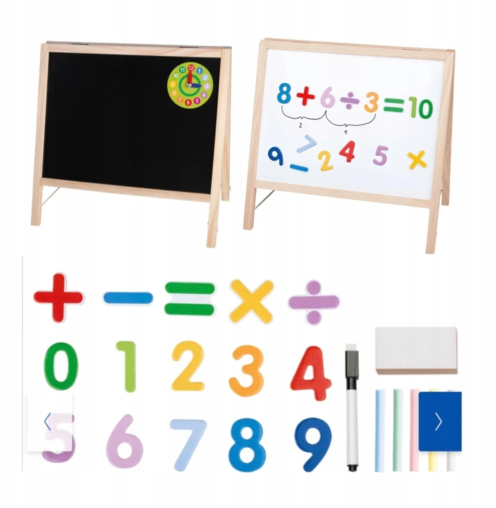 Playtive Magnetinė kreidinė lenta 40x40 cm 25571