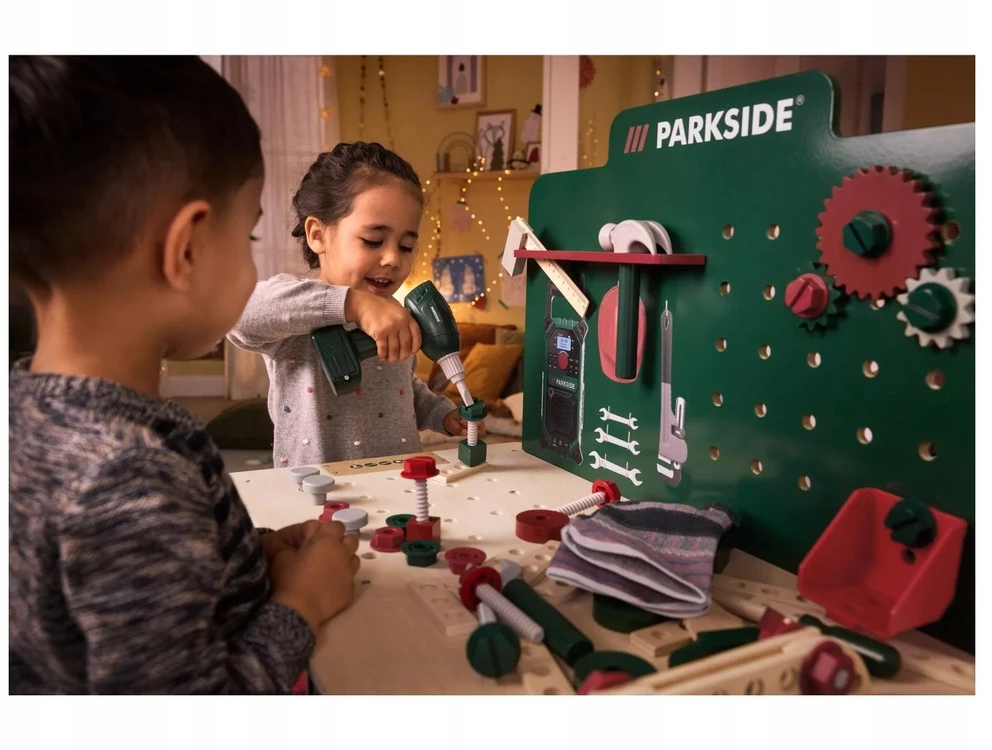 Playtive MEDINĖS SEMINARĖS VAIKAMS PARKO PRIEMONĖS GARSAI 74 vnt XXL